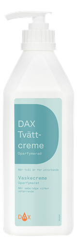 Tvättkräm Dax oparfymerad med pump 600ml